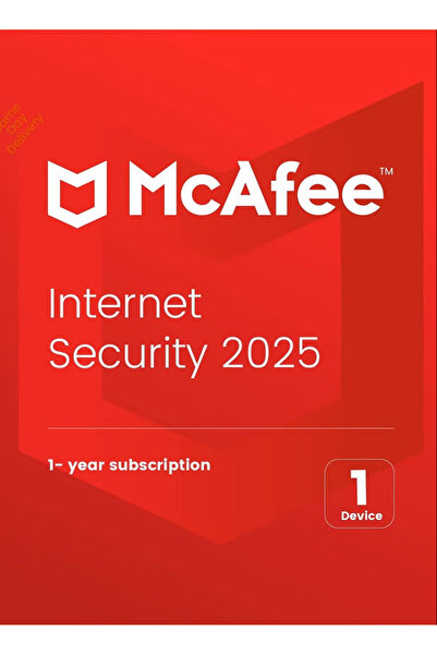 McAFEE Internet Security | 1 Device 1 Year | 2025 | Digital License | SAME DAY DELIVERY