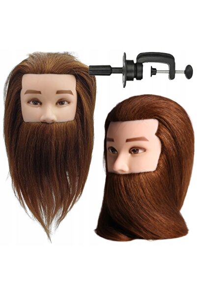 Other Cap de coafură pentru bărbați, cu barbă, trepied, păr, 40c