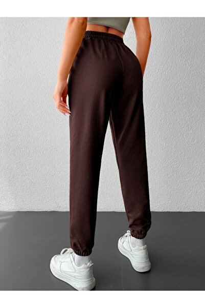 Miyalon Γυναικείο φούτερ Jogger Elastic Leg σε γκρι χρώμα