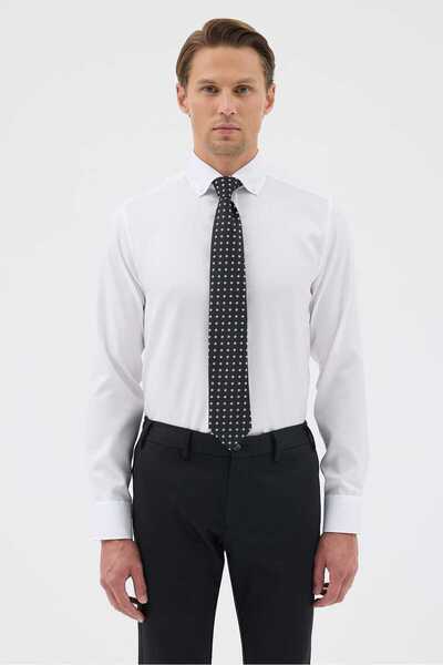 Paşahan Cămașă pentru bărbați, fără călcat, cu guler cu nasturi, bumbac 100% Oxford Comfort Fit