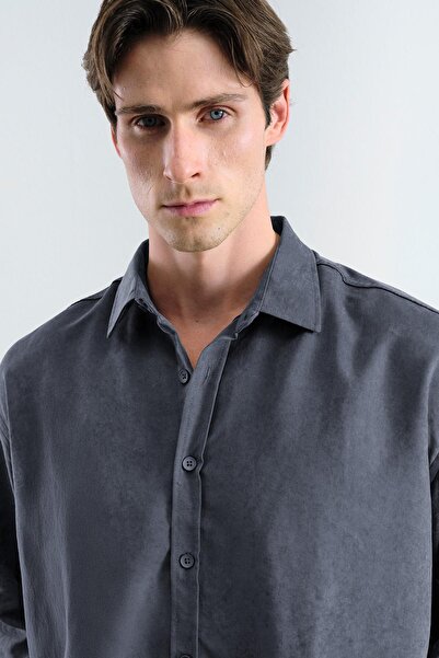 GIESTO Effective Modal Anthracite Shirt
