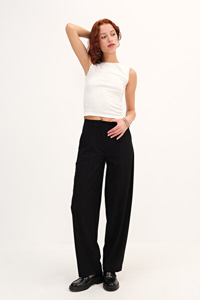 Addax Dikiş Detaylı Wide Leg Pantolon PN3848