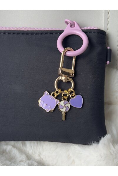 WhimsyWhite ميدالية مفاتيح مينيمال كاشيرت شارم، ميدالية مفاتيح للسيارة، ميدالية مفاتيح ملونة