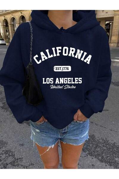 Flaubert - سترة كاليفورنيا مطبوع للسيدات مصنوعة من قماش عالي الجودة قصة فضفاضة قطع