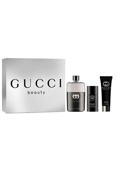 Gucci Guilty pour Homme Gift Set, Eau de Toilette, 90 ml + Deodorant stick 75 ml + Shower gel, 50ml