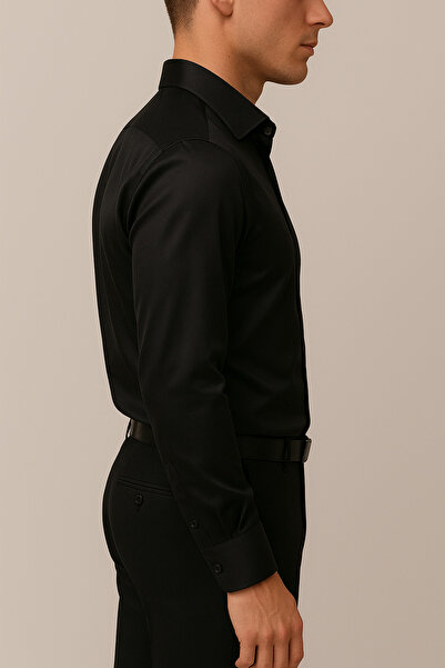 Zikuv Giyim ve Moda Tasarım Long Sleeve Slim Fit Button-Down Collar Oxford Cotton Easy-Iron Shirt