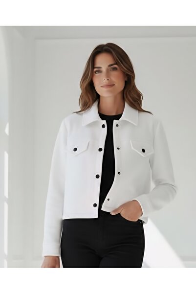 Milon Moda Fleece-Lined 3 Thread Short Jacket/Sweatshirt