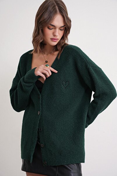 Mixray 6953 Cardigan pentru femei din amestec de lână supradimensionat premiu...