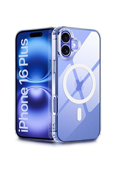 Prostyle جراب MagSafe الشفاف لهاتف iPhone 16 Plus - غطاء مغناطيسي شفاف رفيع م...