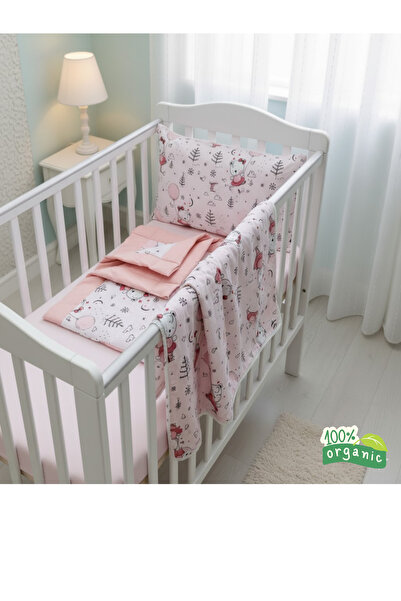 zera collection طقم غطاء لحاف 4 قطع 100% قطن عضوي طقم غطاء لحاف للأطفال متواف...