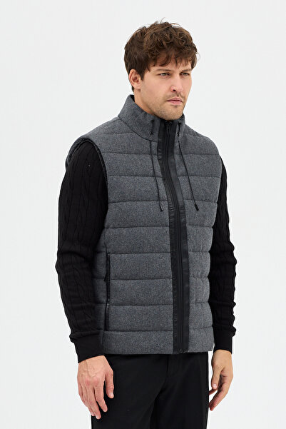 ABOUT US Вовняний пуховик з кашеміром #4480