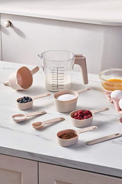 Karaca Measuring Cup & Spoon Set with Measuring Jar