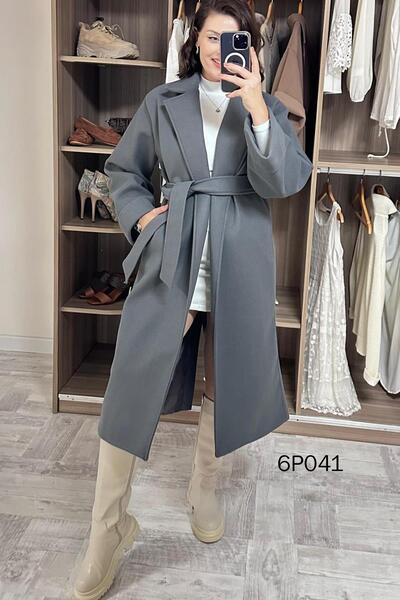 İnce Topuk Prive Casual Cashmere Coat 6P041