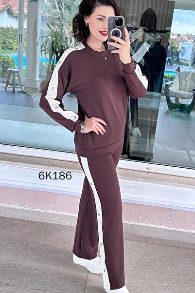 İnce Topuk Snap Detail Modal 2-Piece Set 6K186