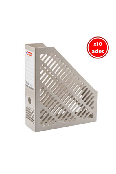 Bigpoint Пластиковий ящик для документів, 10 штук, вертикальний - горизонтальний, A4 - A5, сірий