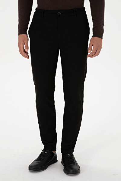 U.S. Polo Assn. Erkek Siyah Jogger Fit Kanvas / Chino Pantolon 50311905-VR046