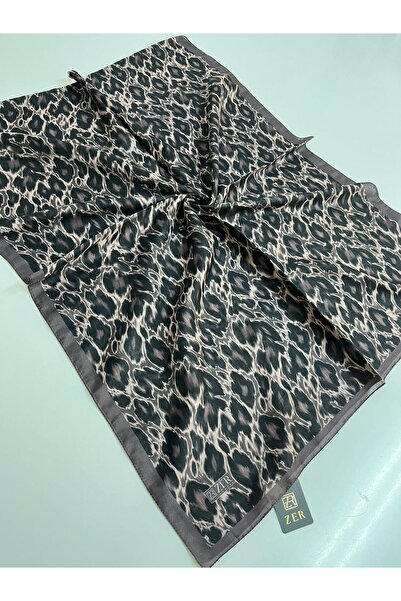 Hurma Kervanı Zer Soft imprimeu leopard Şal 100% bumbac natural