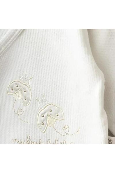 Bebitof 100% Cotton Cute Ladybug Patterned 10-Piece Boxed Newborn Hospital Release Bodysuit Set E