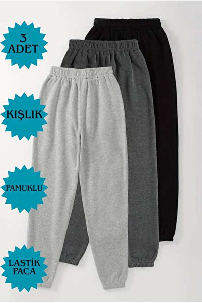 THE WHITE Pantaloni de trening din 3 piese pentru femei