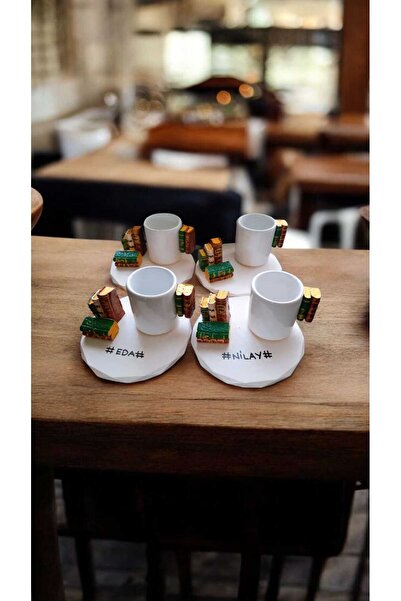 e&e süs dükkanı Custom Design Coffee Cup Models Gift Presentation Decorative Cup