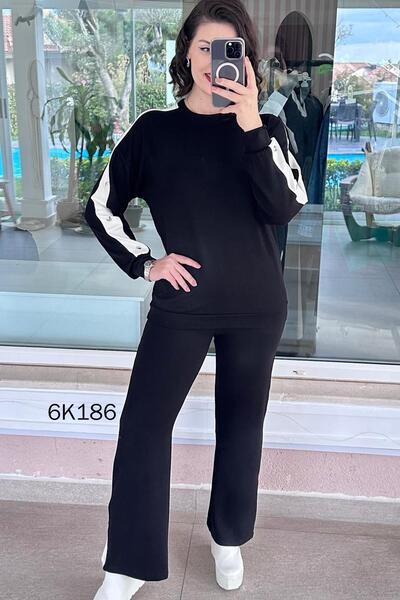 İnce Topuk Snap Detail Modal 2-Piece Set 6K186