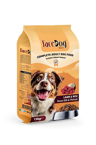 FaceDog Kuzu Etli ve Pirinçli Yetişkin Köpek Maması 15 kg