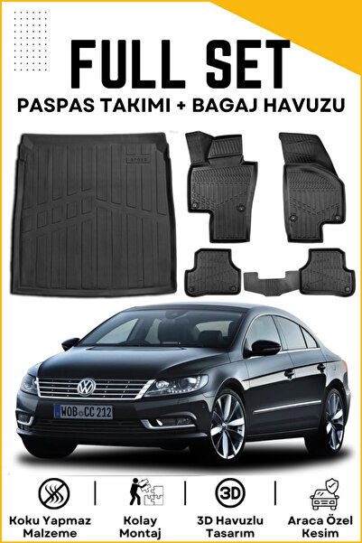 ko kaliteoto Volkswagen Passat Cc 2013-2014-2015-2016 Model Birebir Uyumlu Ba...