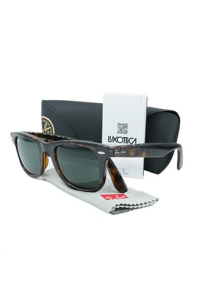 Ray-Ban Rayban Rb4340 710 50 3N Wayfarer Leopard Unisex Sunglasses