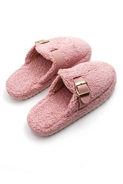 ALTUN TİCARET Women's Plush House Slippers Non-Slip Sole