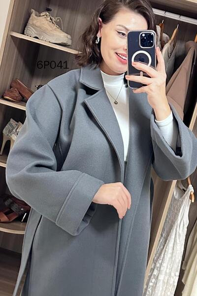 İnce Topuk Prive Casual Cashmere Coat 6P041