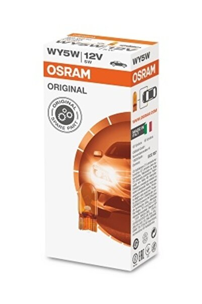 ams-OSRAM BULB 12V WY5W ORIGINAL SET 10 PCS OSRAM