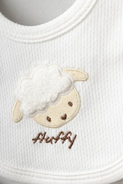 Bebitof 100% Cotton Cute Lamb Patterned 10-Piece Boxed Newborn Hospital Release Bodysuit Set Bbtf.Ekr