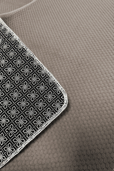 Chilai Home Fine up Mink 2-Piece Bath Mat, 4 Seasons Washable Non-Slip Base