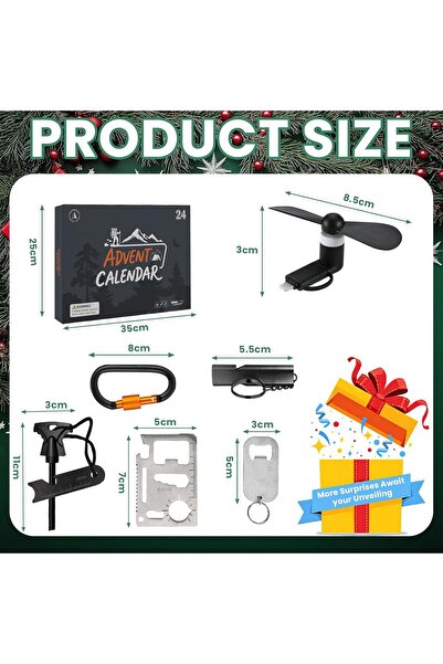 VipDeluXe Advent Takvimi Kamp Araçları Ve Kamp Aletleri 2025