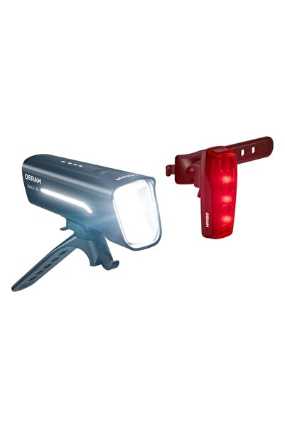 ams-OSRAM Set of LED Headlights and Taillights for Bicycles 50Lx Osram