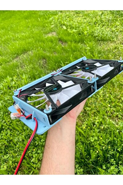 Akaslan Plastik Karavan çatı penceresi için 2x140 mm fan montaj Plastiği ABS ...