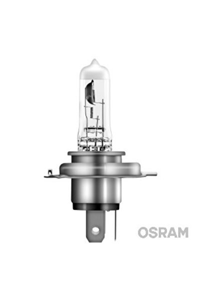 ams-OSRAM SET DE 2 BECURI 12V H4 60/55 W NIGHT BREAKER ARGINTIU +100% OSRAM