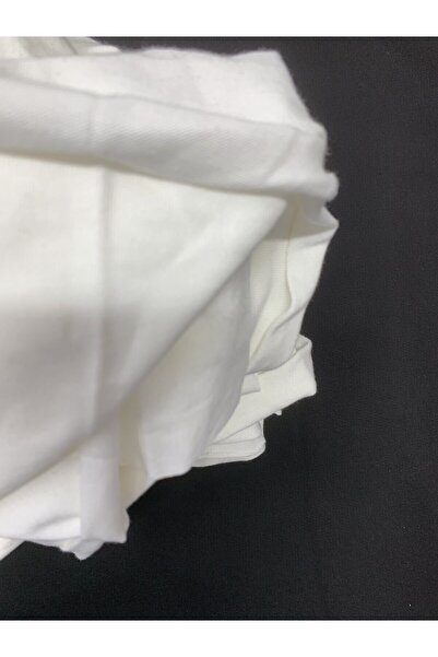 Yiğit Kumaş Tok Single Jersey Fabric, Piece 100X185 cm White Color