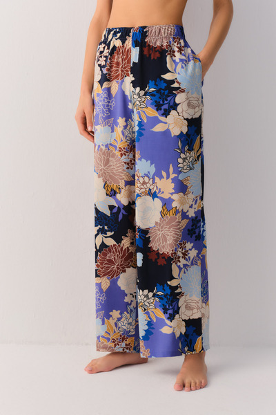 SUWEN Flowery Night Pantolon