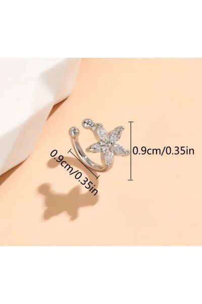 Dgt Luxury Star Flower, Cartilage Earring, No Piercing Required