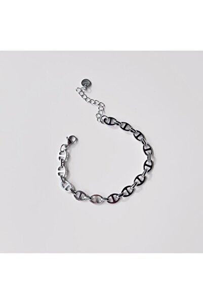 Boise Atelier Cryz Grey Steel Bracelet | Bileklik