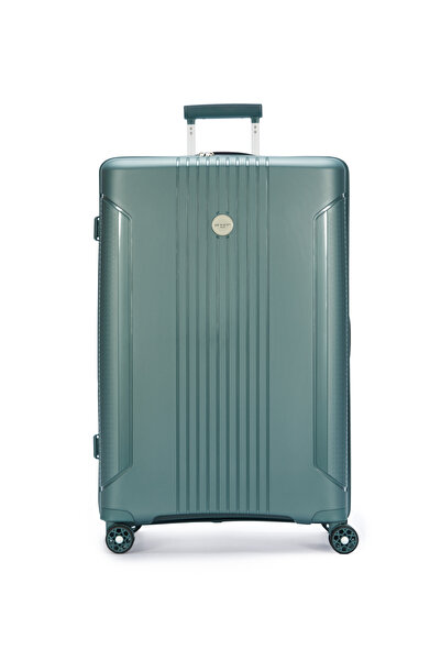 Pierre Cardin Trolley Valiz Yeşil Büyük Boy 04PC7060-01-YŞL