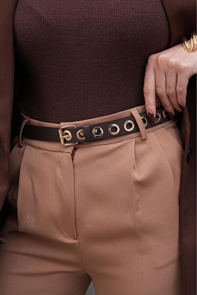 Desre Moda Makara Toka Bird-Eye Women's Belt Trouser Belt Jeans Belt Coat Belt