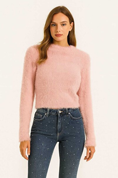 gigigiyim Sakallı Bisiklet Yaka Kadın Kazak