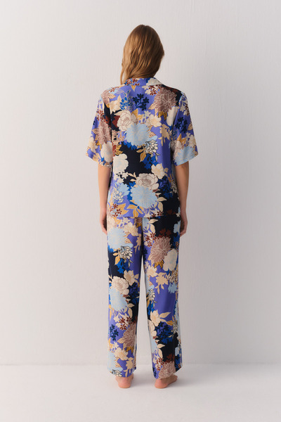 SUWEN Flowery Night Pantolon