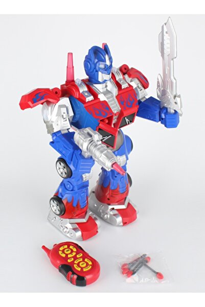 Brother Toys Uzaktan Kumandalı Dev Boy Optimus Prime Bumble Bee Transformer Mermi Ve Disk Atan Oyuncak Robot