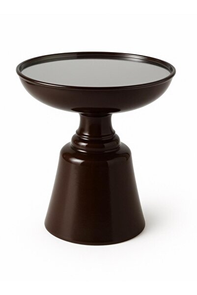 Lins Aksesuar Lunara Aynalı Oturma Odası Yan Sehpa