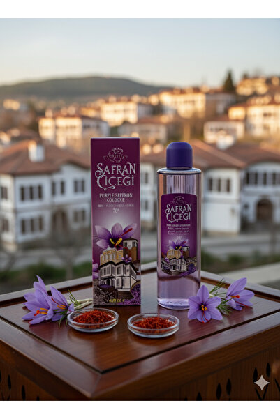 Safran Çiçeği Kolonyaları 400 ml Safran Çiçeği Mor Safran Kolonya