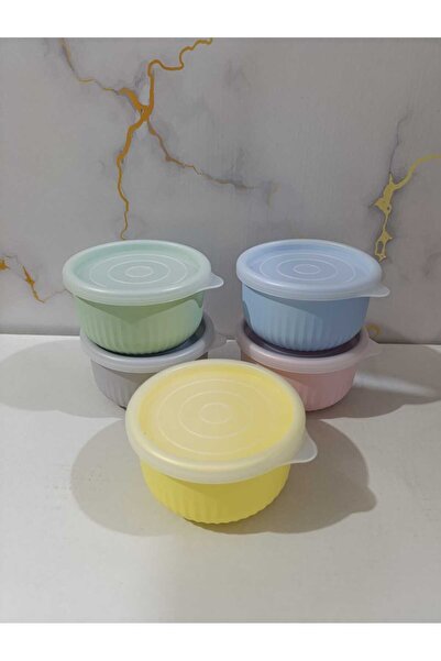 VİP AHMET Vacuum Storage Container 300 ml Set of 5