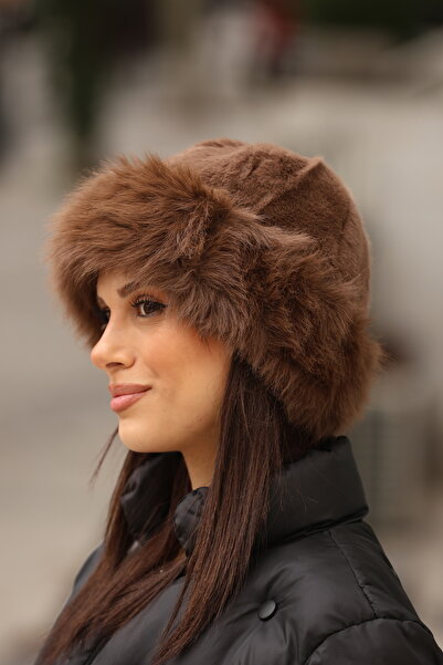 Jack Ferrero Kürk Yuvarlak Peluş Bucket/Kalpak Şapka.